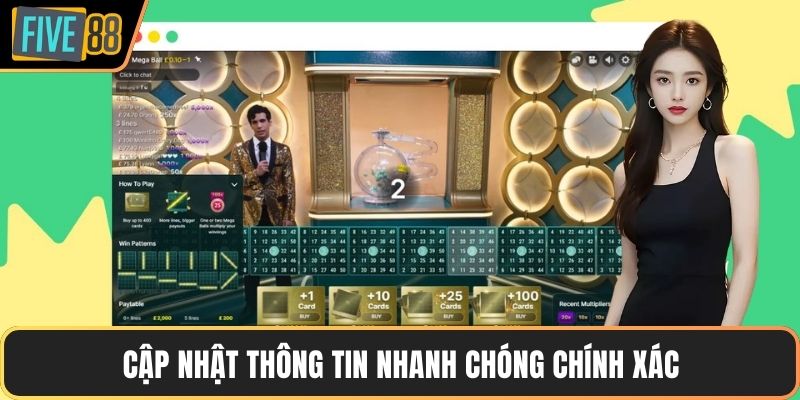 Cập nhật thông tin nhanh chóng chính xác
